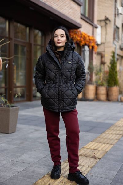 Куртка зимова куліска чорна XS 041 фото